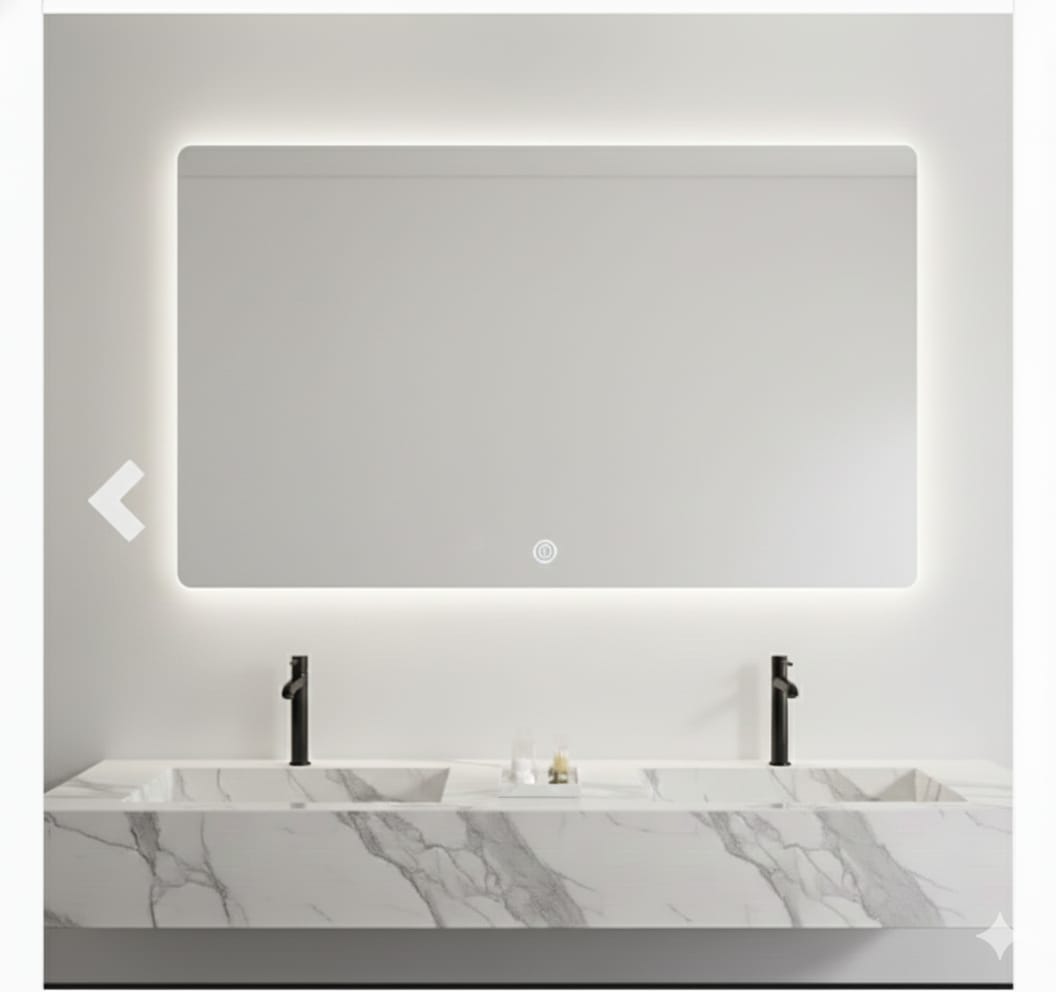 Espejo 70*100 rectangular/3 tonalidades de luces