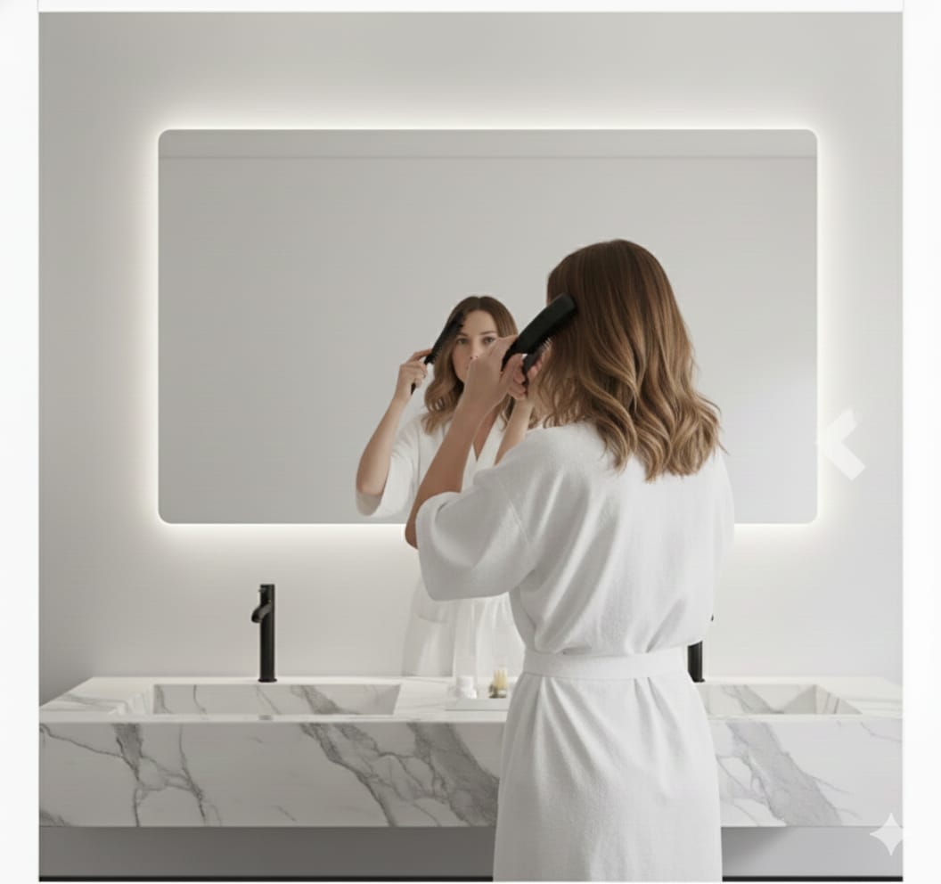 Espejo 70*100 rectangular/3 tonalidades de luces