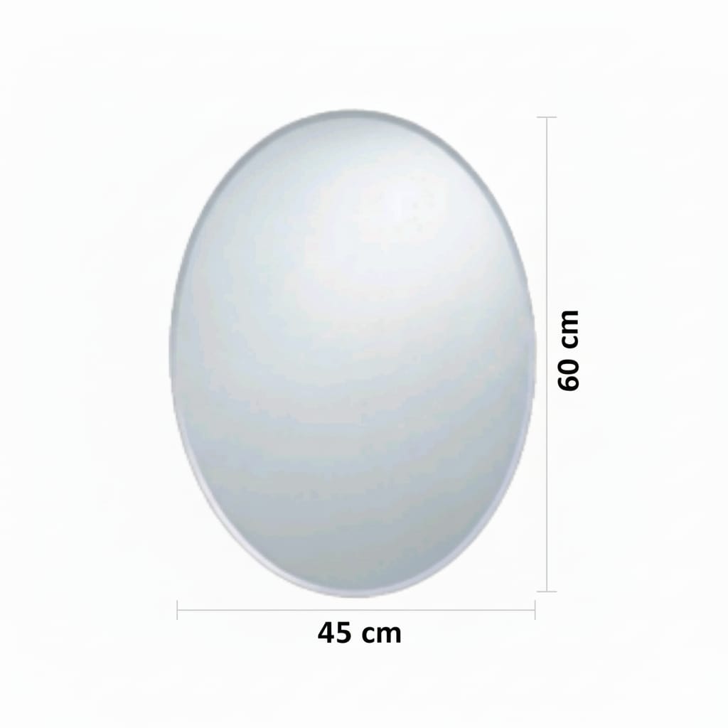 Espejo 45*60 ovalado con bisel