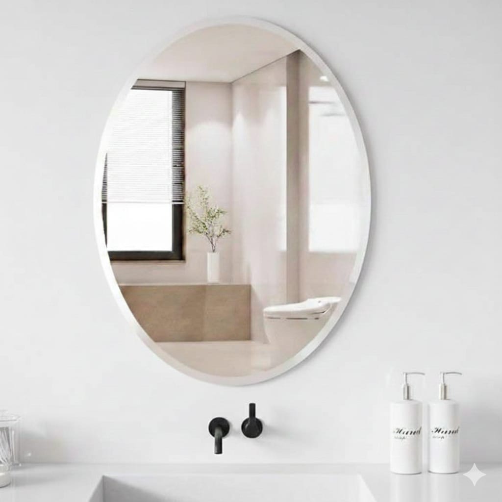 espejo ovalado 50*70 contorno biselado