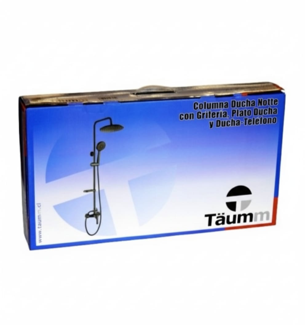 Columna ducha circular con monomando