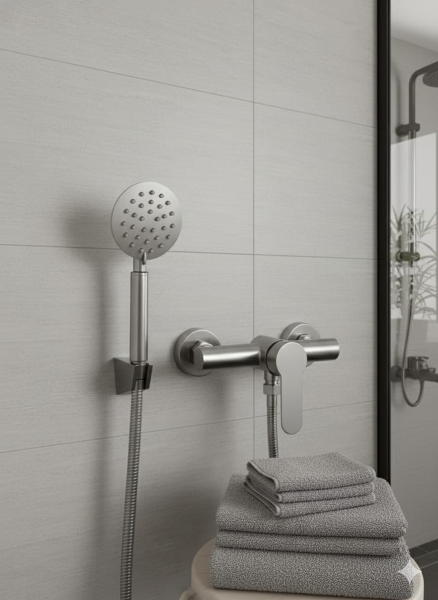 Monomando ducha modern inox