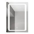 Espejo 70*50 rectangular c/luz led contorno