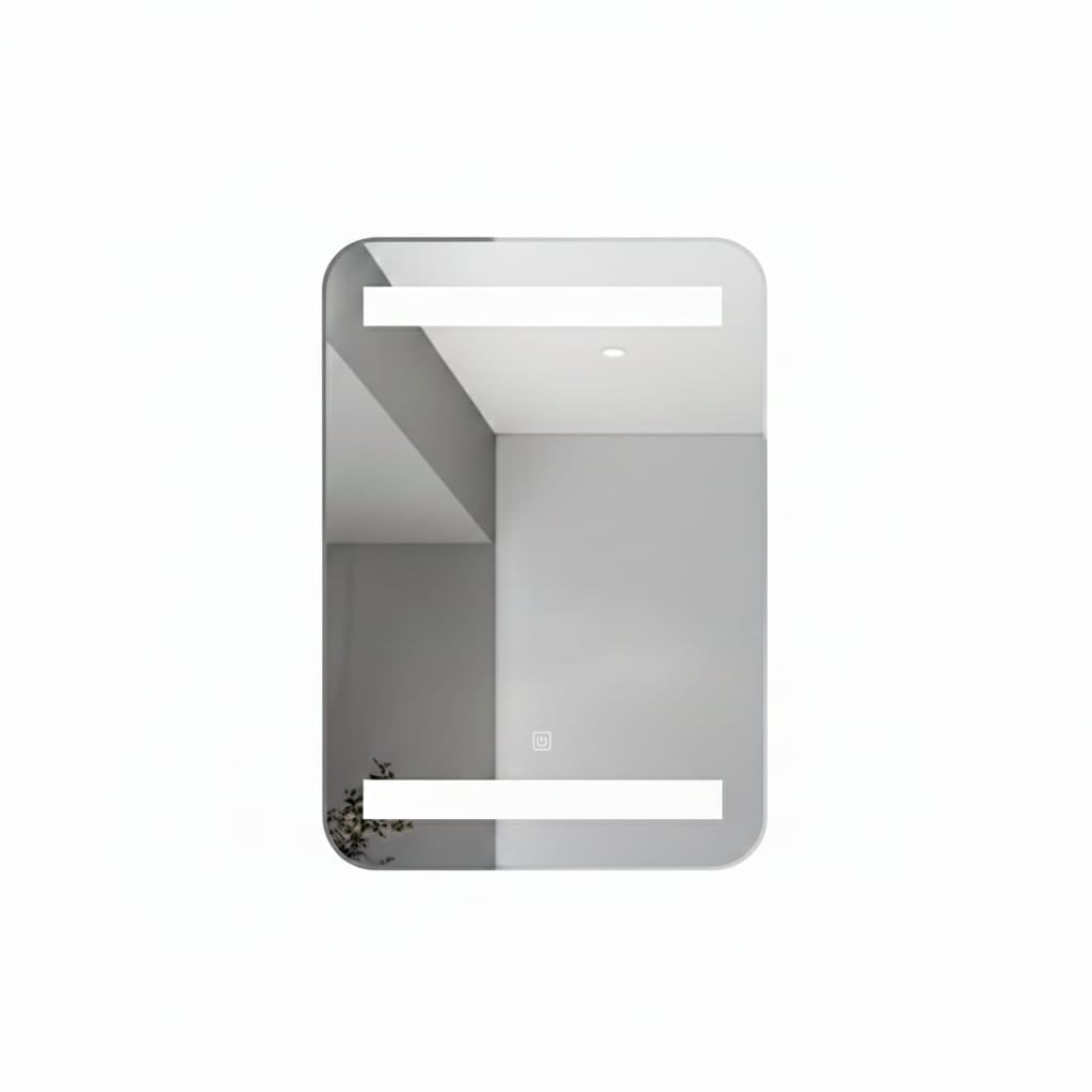 Espejo 45*60rectangular c/luz led arriba-abajo